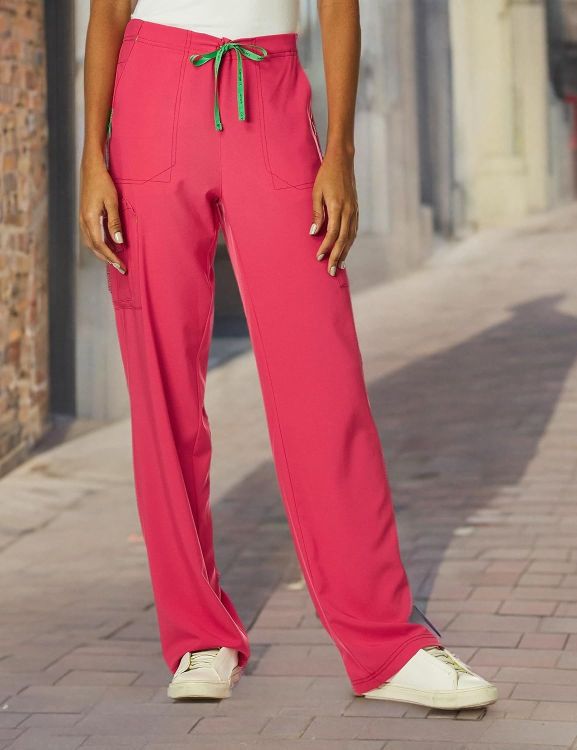 image:imageCrossFlex Womens Boot Cut Cargo Scrub PantAzalea