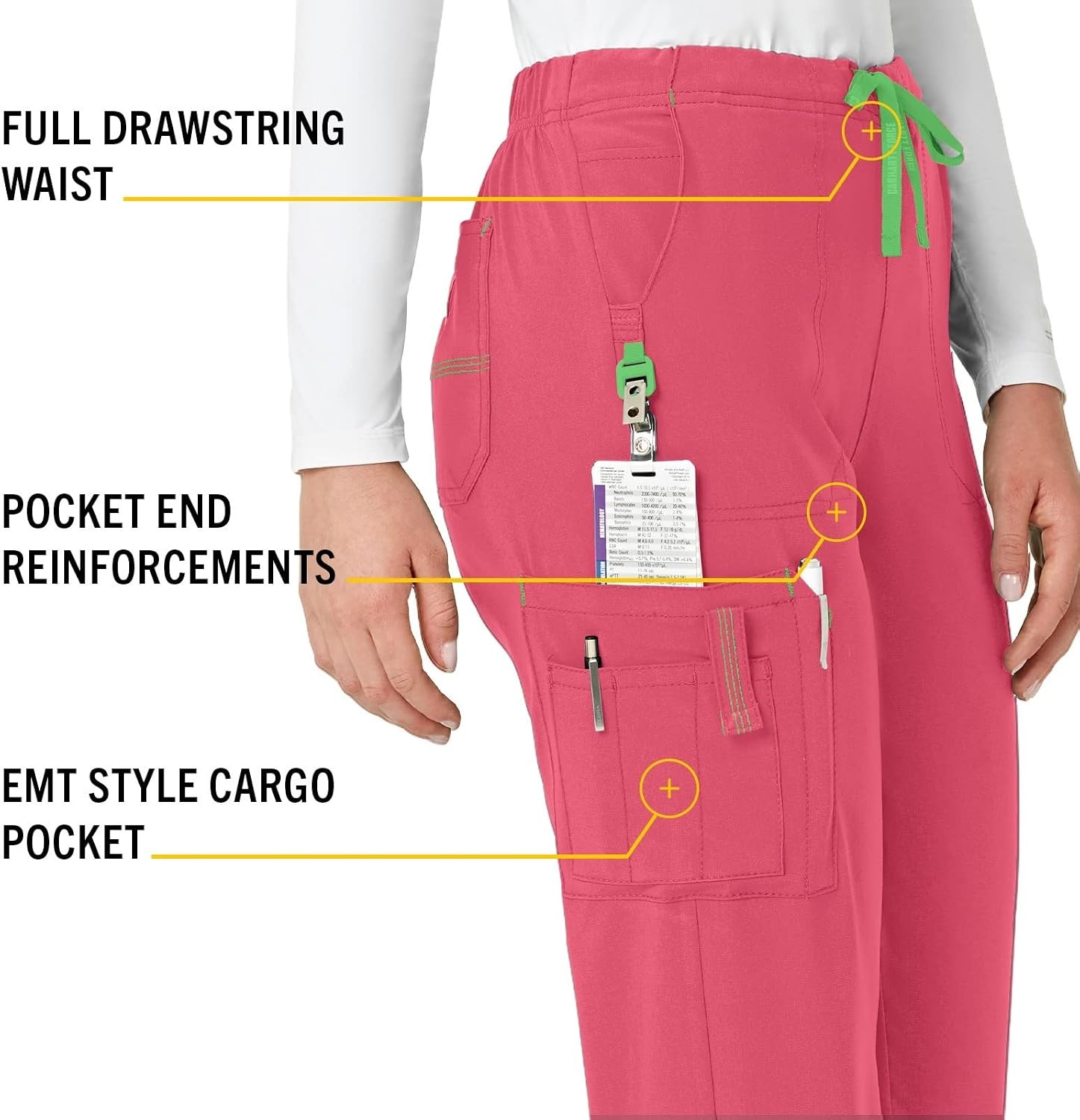 image:imageCrossFlex Womens Boot Cut Cargo Scrub PantAzalea