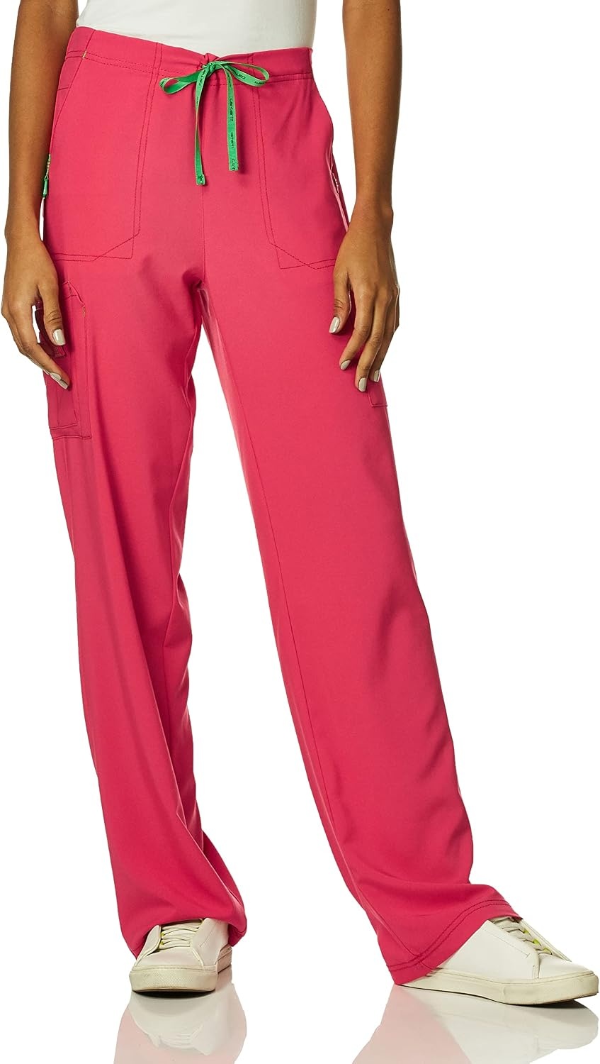 image:imageCrossFlex Womens Boot Cut Cargo Scrub PantAzalea