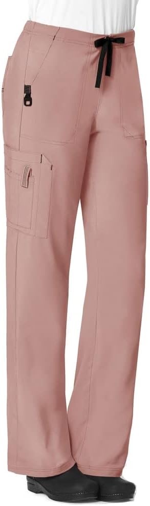 image:imageCrossFlex Womens Boot Cut Cargo Scrub PantMauve
