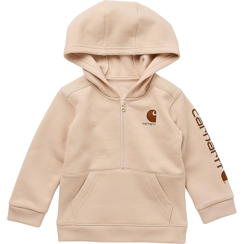 image:imageCarhartt Baby Boys Longsleeve Halfzip Logo SweatshirtMalt