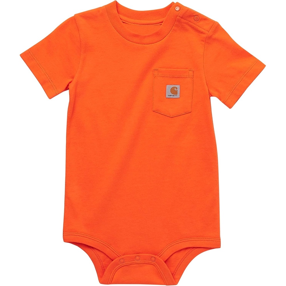 image:imageCarhartt Baby Logo BodysuitExotic Orange
