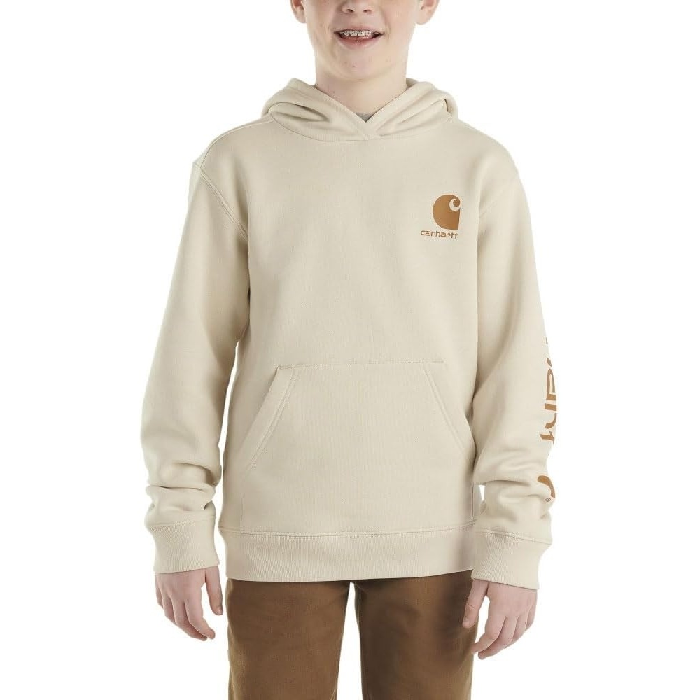 image:imageCarhartt Boys Hoodie Fleece Pullover Sweatshirt Malt