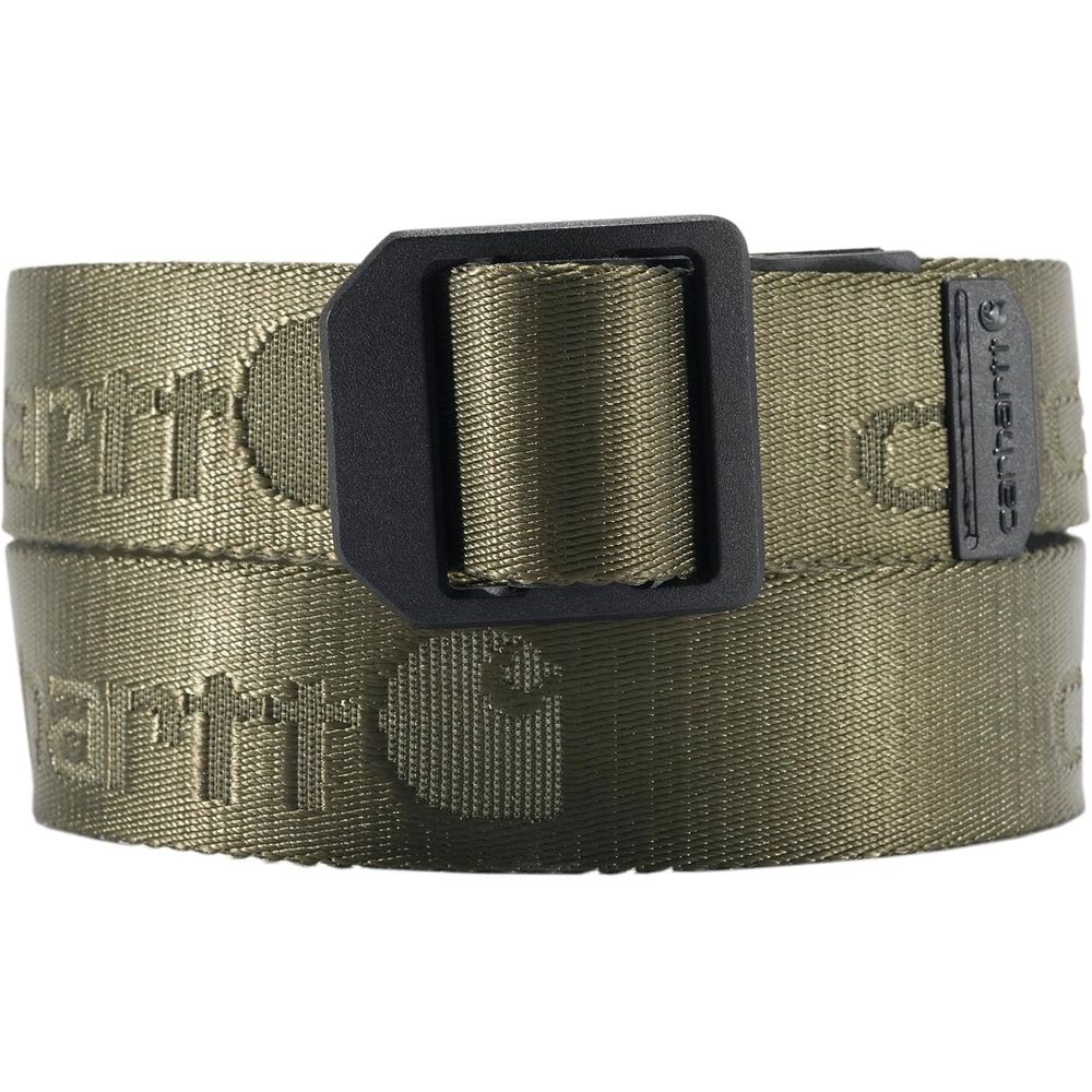 image:imageCarhartt Casual and Rugged Belts for Kids Available in Nylon and Leather StylesNylon Webbing Ladder Lock Army Green