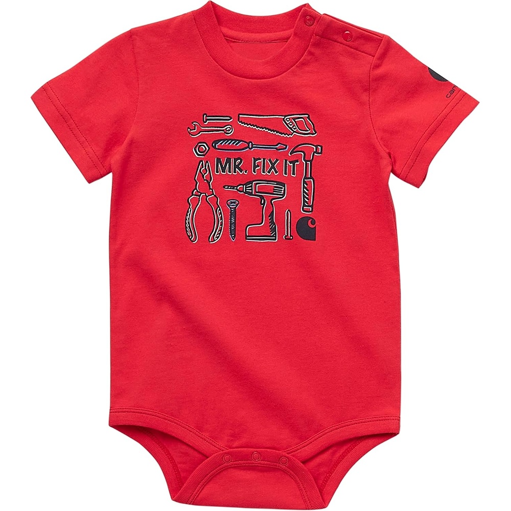 image:imageCarhartt Kids CA6500 ShortSleeve Toolbelt Bodysuit BoysBittersweet