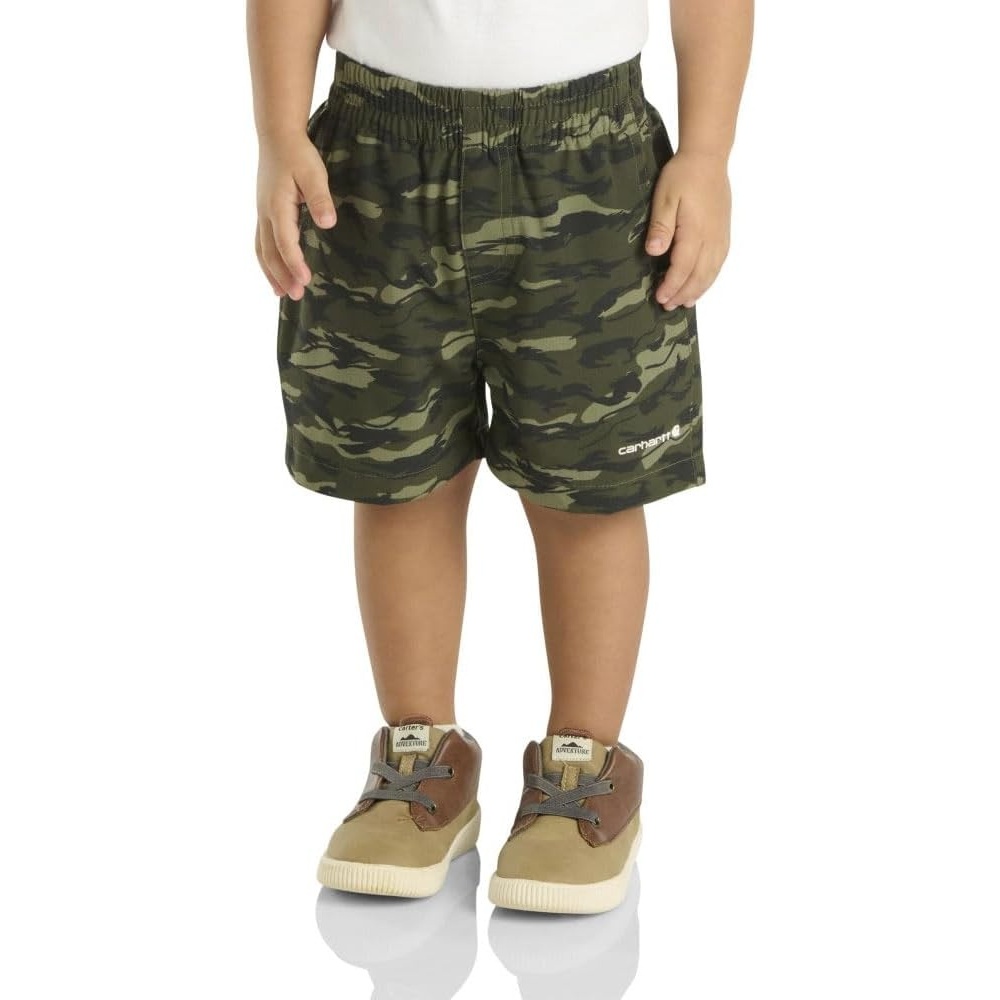 image:imageCarhartt Kids CH8330 Rugged Flex Camo Work Short  BoysOlive