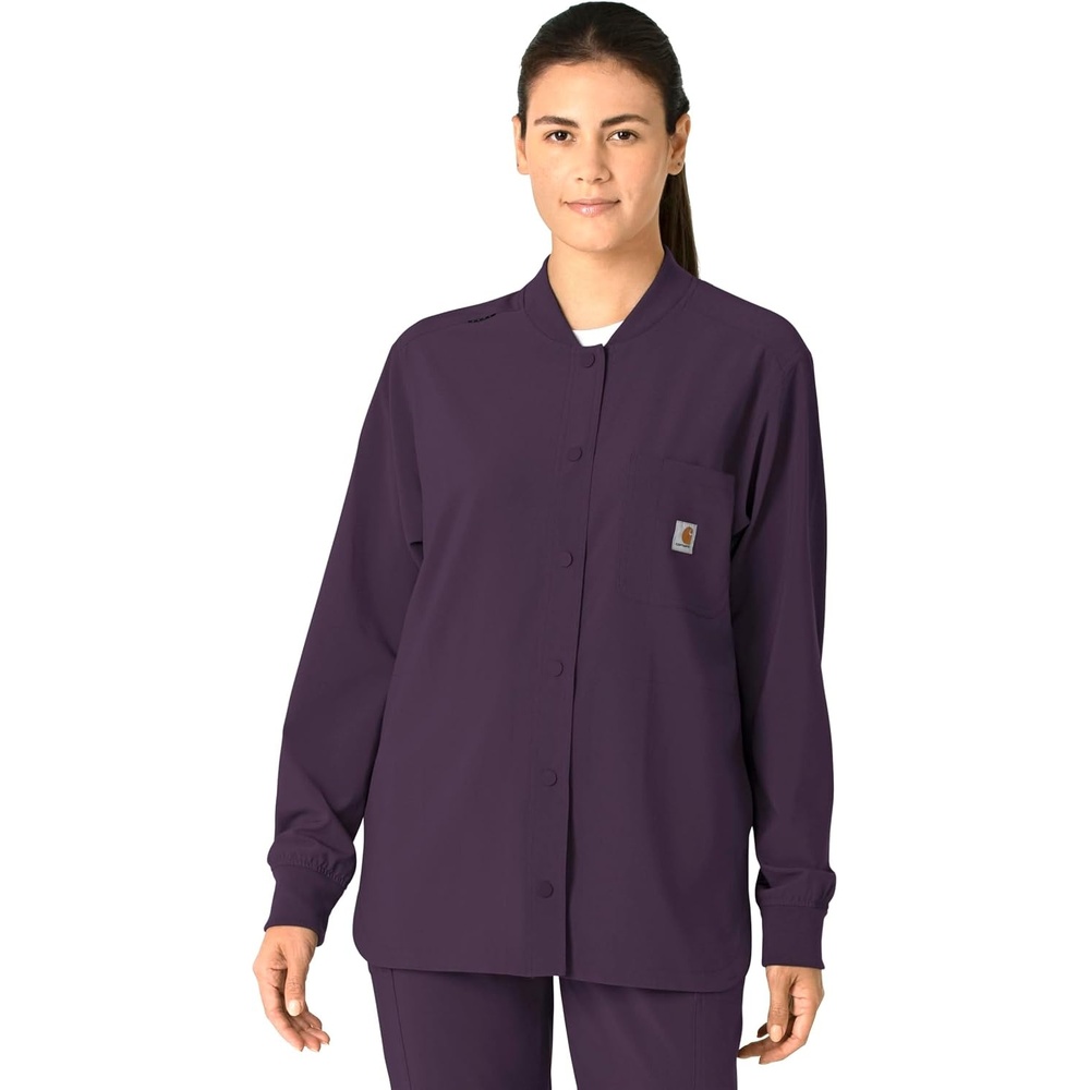 image:imageCarhartt Rugged Flex Womens Bonded Fleece JacketBlack Plum