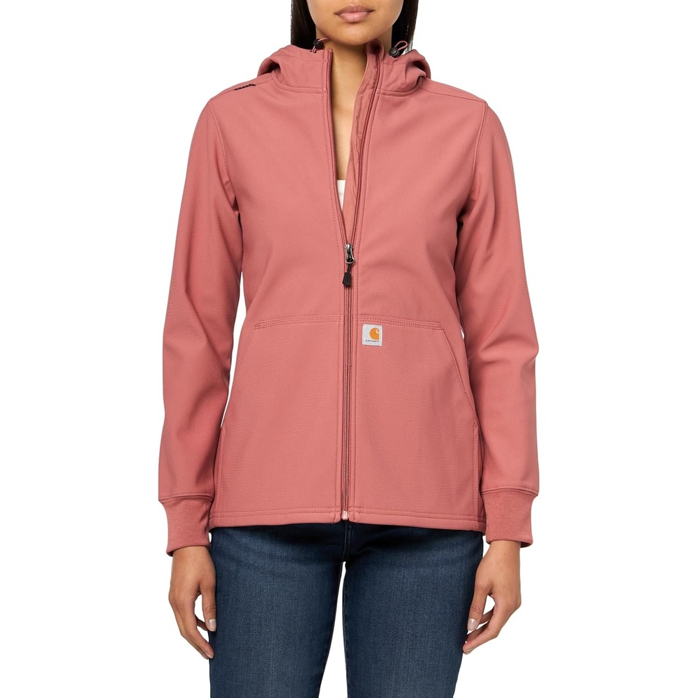 image:imageCarhartt Scrubs C85023 Womens Rugged Flex Modern Fit Bonded Fleece HoWildrose