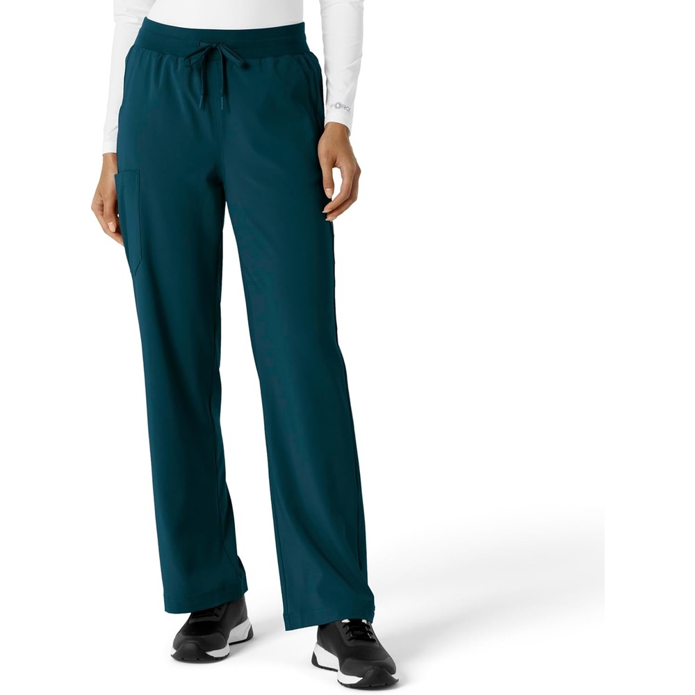 image:imageCarhartt Scrubs for Women Force CrossFlex Boot Cut Pants with 6 PocketsCaribbean