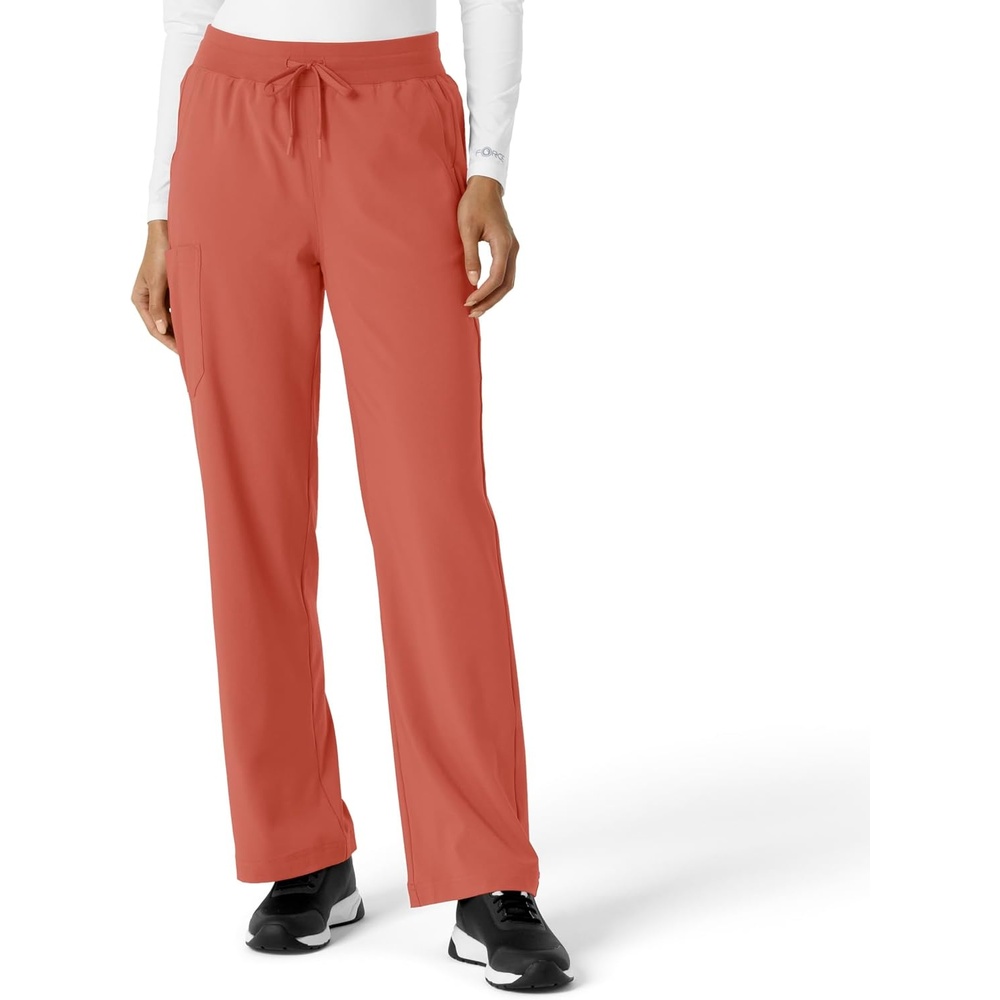 image:imageCarhartt Scrubs for Women Force CrossFlex Boot Cut Pants with 6 PocketsDusty Cedar