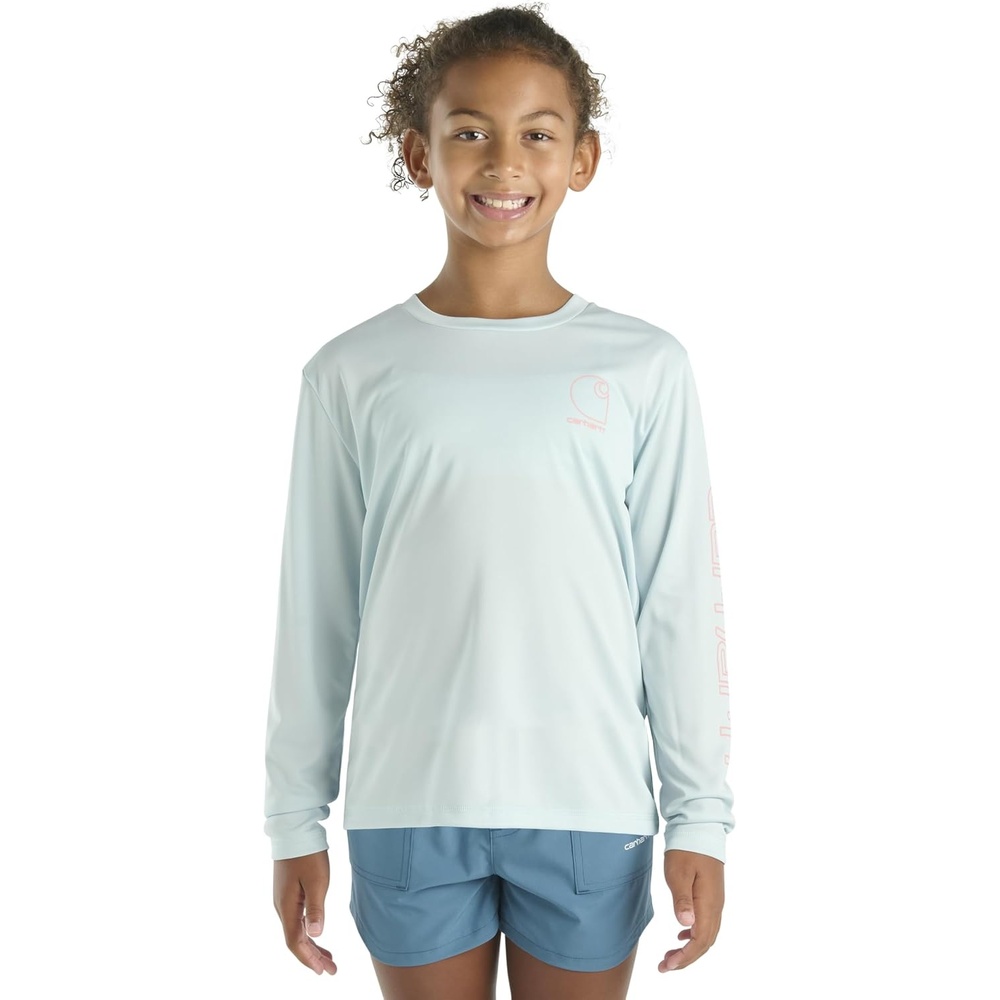 image:imageCarhartt Unisex Kids Long Sleeve Force Sun Defender TShirtLight Blue