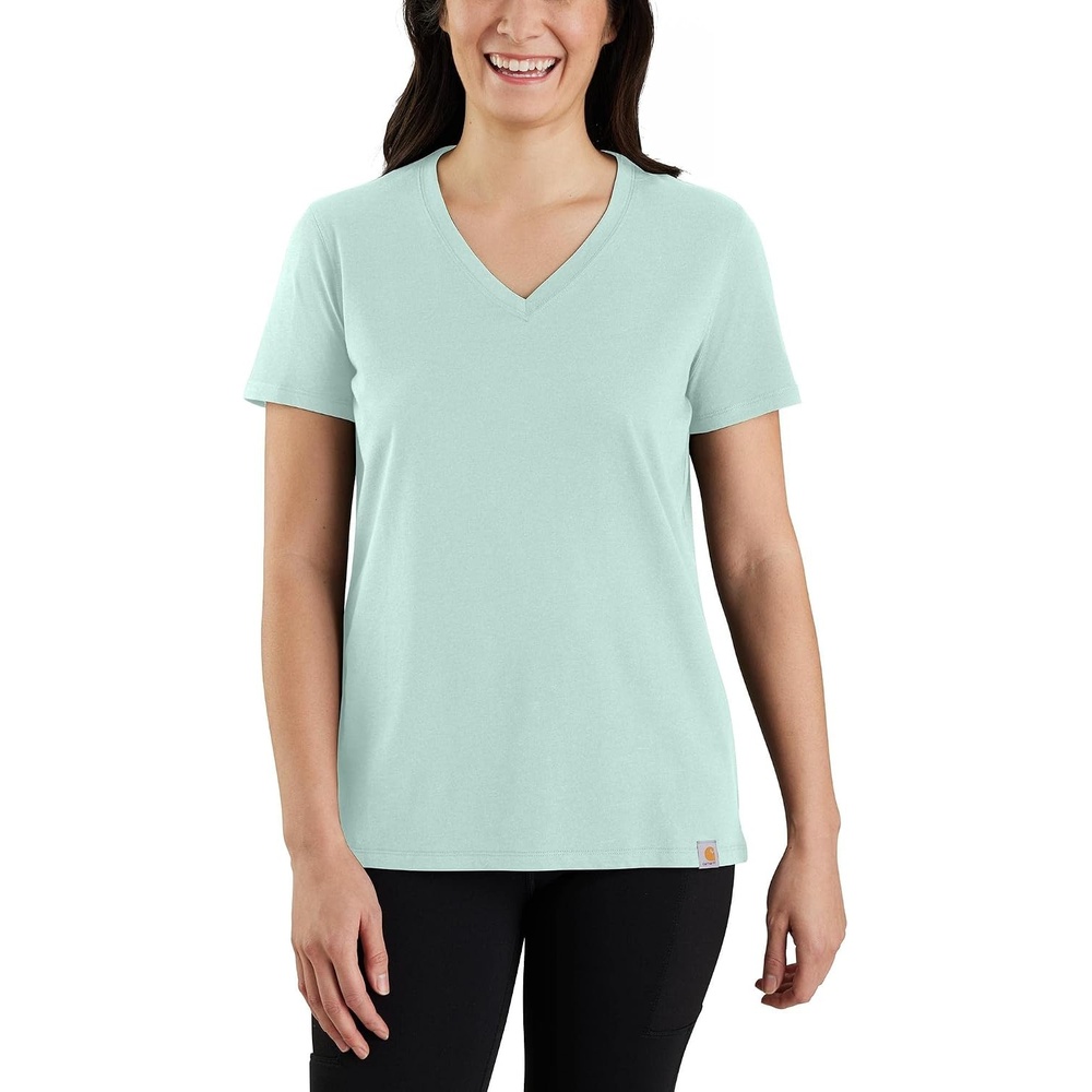 image:imageCarhartt Womens 105739 Womens Tencel Fiber Series Relaxed Fit LighBlue Surf