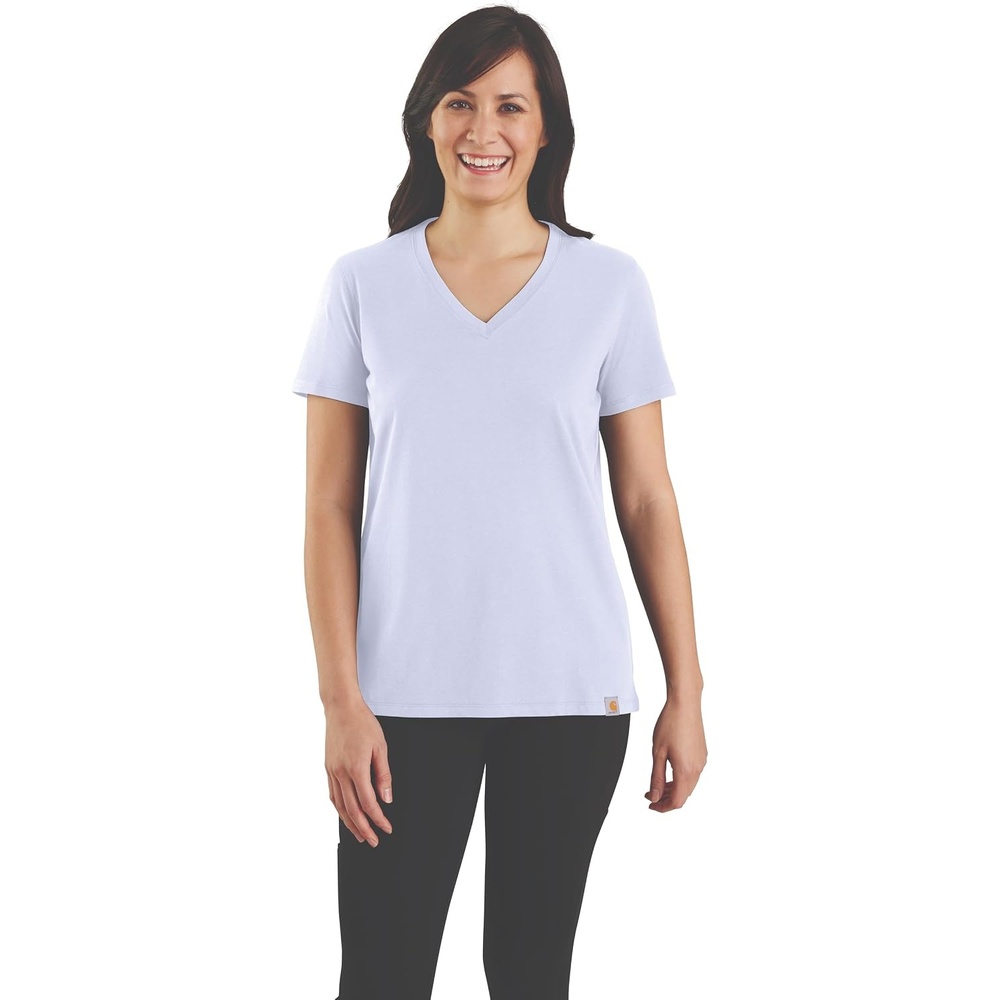 image:imageCarhartt Womens 105739 Womens Tencel Fiber Series Relaxed Fit LighFresh Lavender
