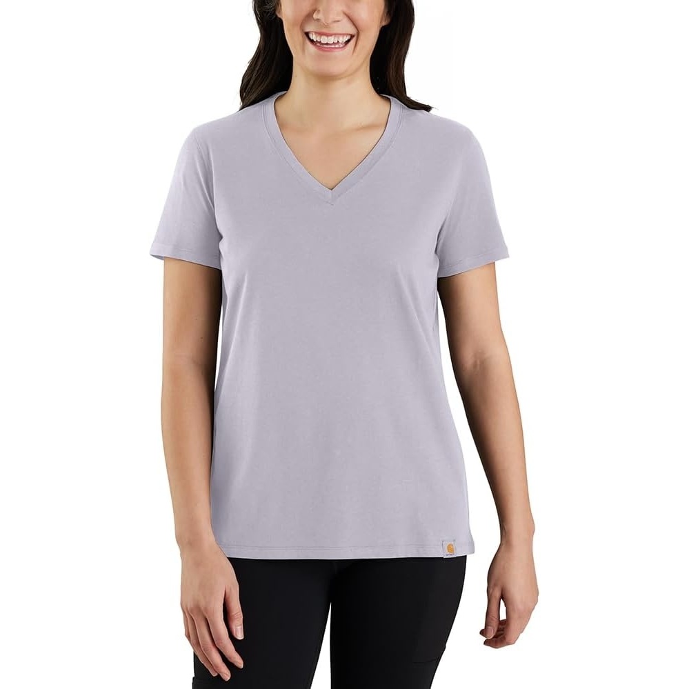 image:imageCarhartt Womens 105739 Womens Tencel Fiber Series Relaxed Fit LighLilac Haze