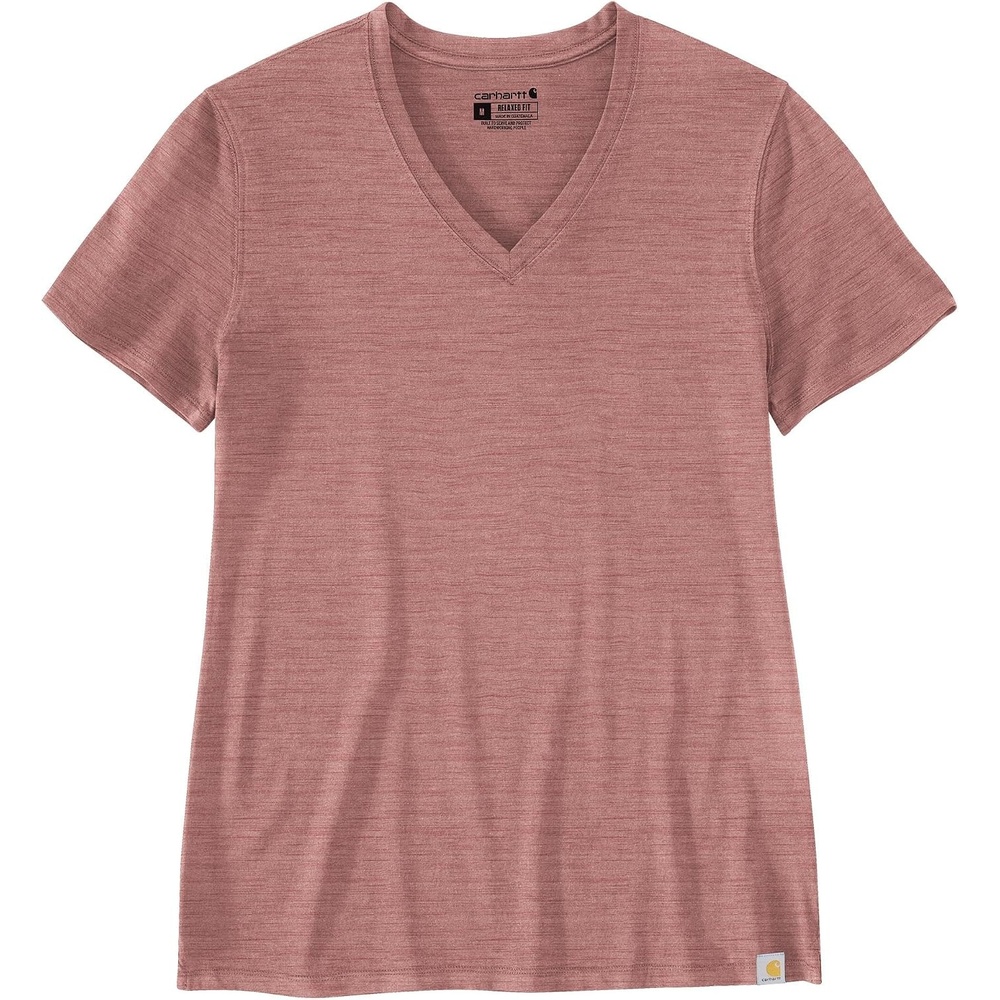 image:imageCarhartt Womens 105739 Womens Tencel Fiber Series Relaxed Fit LighRose Tint Slub