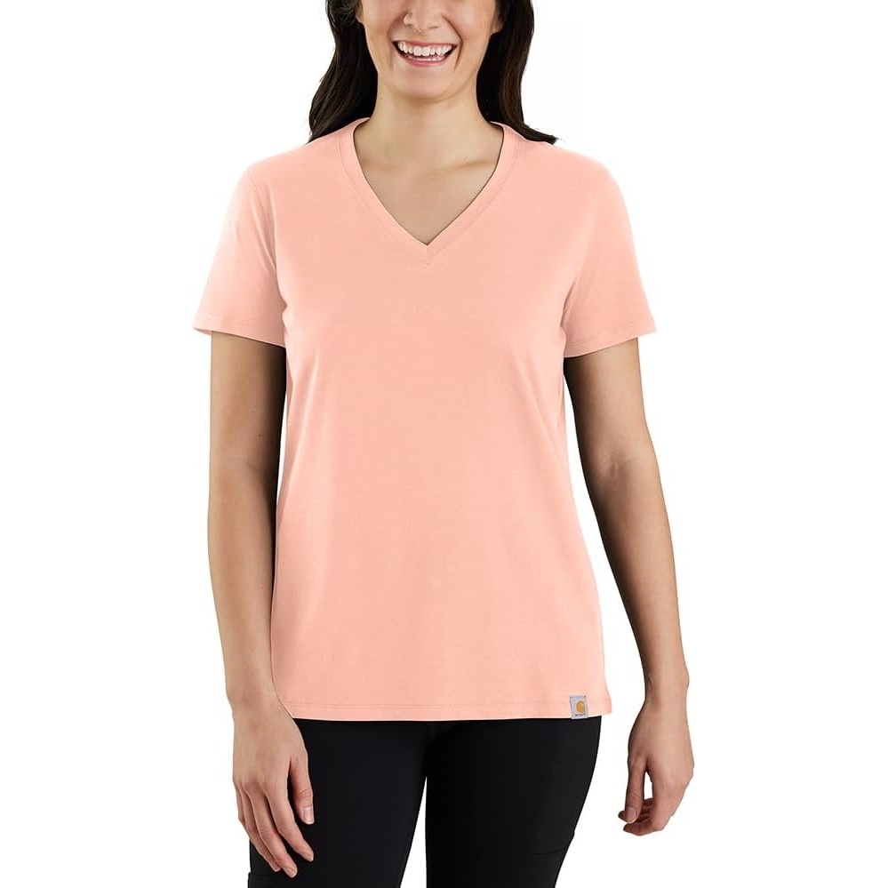 image:imageCarhartt Womens 105739 Womens Tencel Fiber Series Relaxed Fit LighTropical Peach