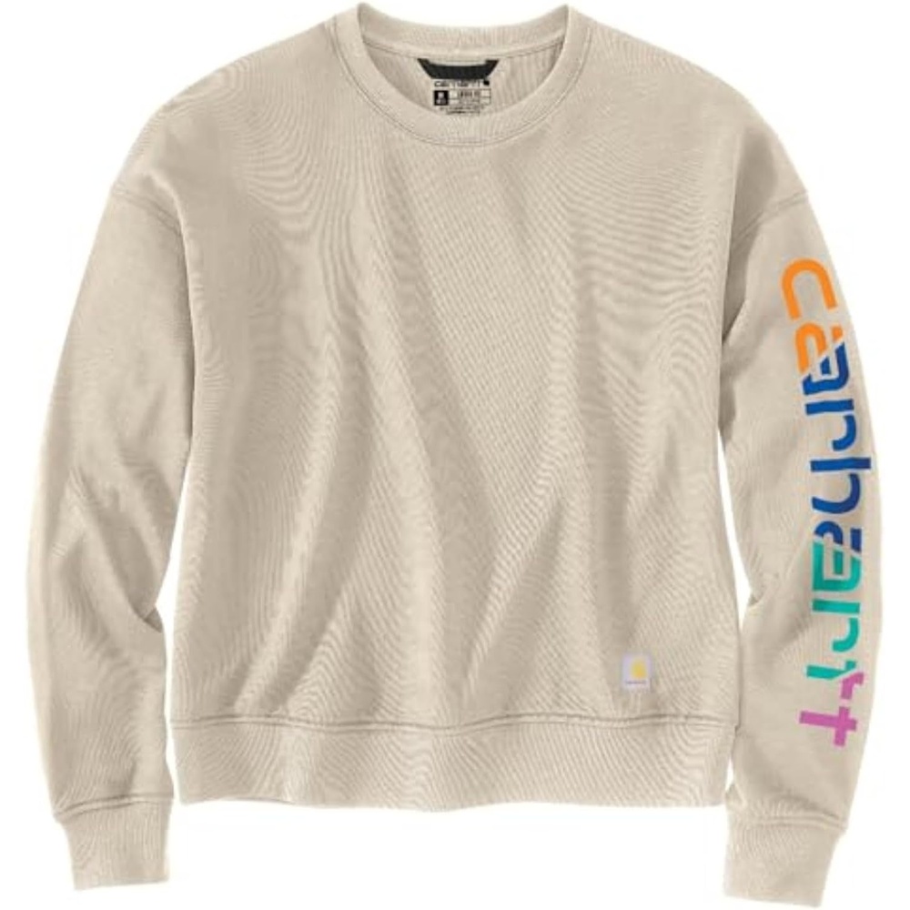image:imageCarhartt Womens 106890 Womens TENCEL Fiber Series Loose Fit SleeveOat Milk
