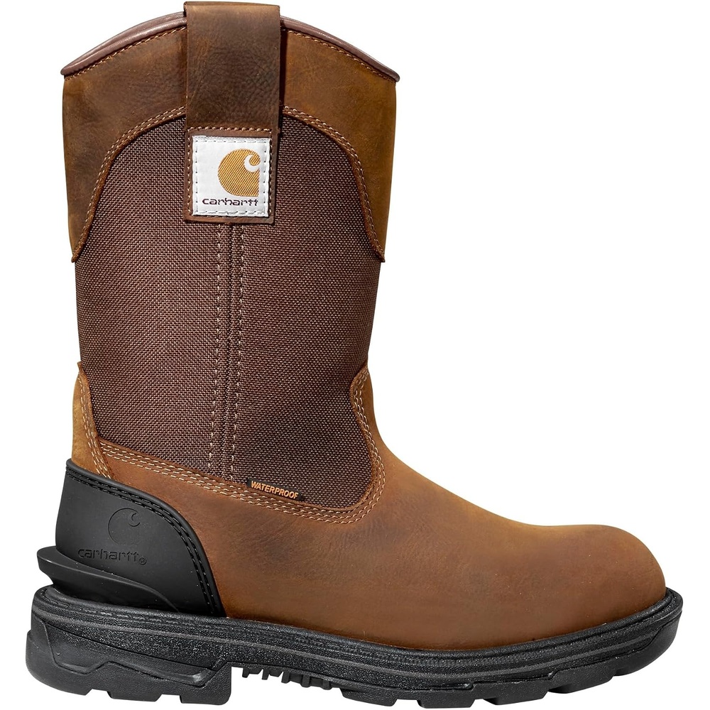 image:imageCarhartt Womens Ironwood Waterproof 11 Soft Toe Wellington Work BootBrown