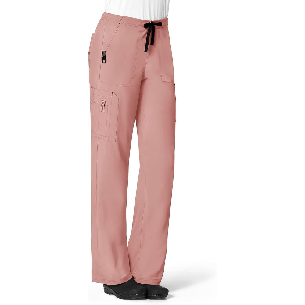 image:imageCrossFlex Womens Boot Cut Cargo Scrub PantMauve
