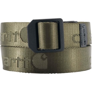 Carhartt Casual and Rugged Belts for Kids, Available in Nylon and Leather Styles(Ladder Lock (Army Green))