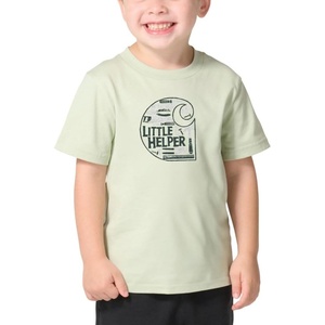 Carhartt Kid’s CA6847 Short-Sleeve Little Helper T-Shirt – Boys(Sea Foam)