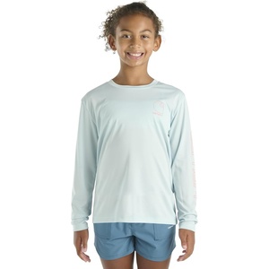 Carhartt Unisex Kids Long Sleeve Force Sun Defender T-Shirt(Light Blue)