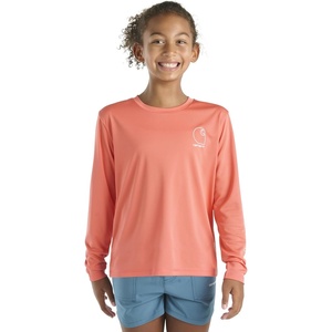 Carhartt Unisex Kids Long Sleeve Force Sun Defender T-Shirt(Light Orange)