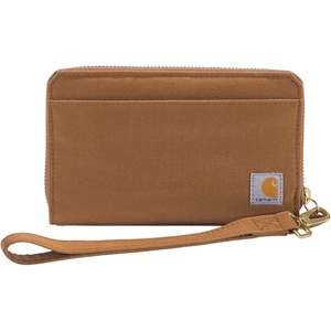 Carhartt Women’s B0000246 Women’s Nylon Duck Lay-Flat Clutch Wallet(Carhartt Brown)