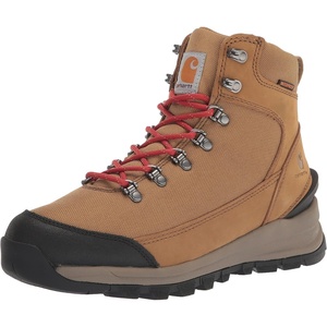 Carhartt Women’s Gilmore Waterproof 6″ Soft Toe Hiker Boot, Durable Leather with Slip Resistant Sole and Cushioned Support(Tan)