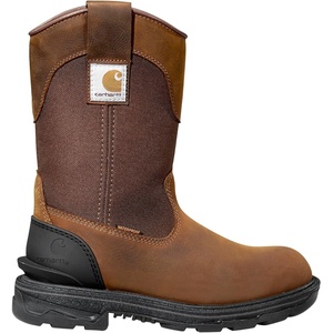 Carhartt Women’s Ironwood Waterproof 11″ Soft Toe Wellington Work Boot(Brown)