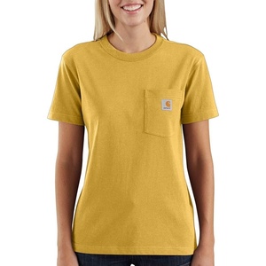 Carhartt Women’s Loose Fit Heavyweight Short-Sleeve Pocket T-Shirt Closeout(Carhartt Gold Heather)