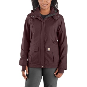 Carhartt Women’s Plus-Size Storm Defender Shoreline Jacket(Blackberry)