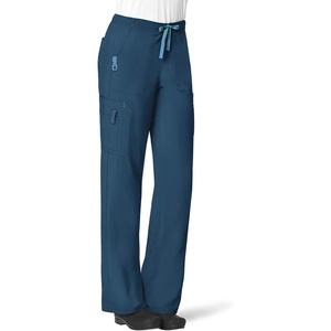 Cross-Flex Women’s Boot Cut Cargo Scrub Pant(Caribbean)