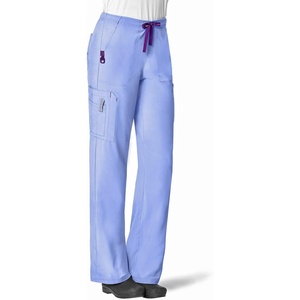 Cross-Flex Women’s Boot Cut Cargo Scrub Pant(Ceil Blue)