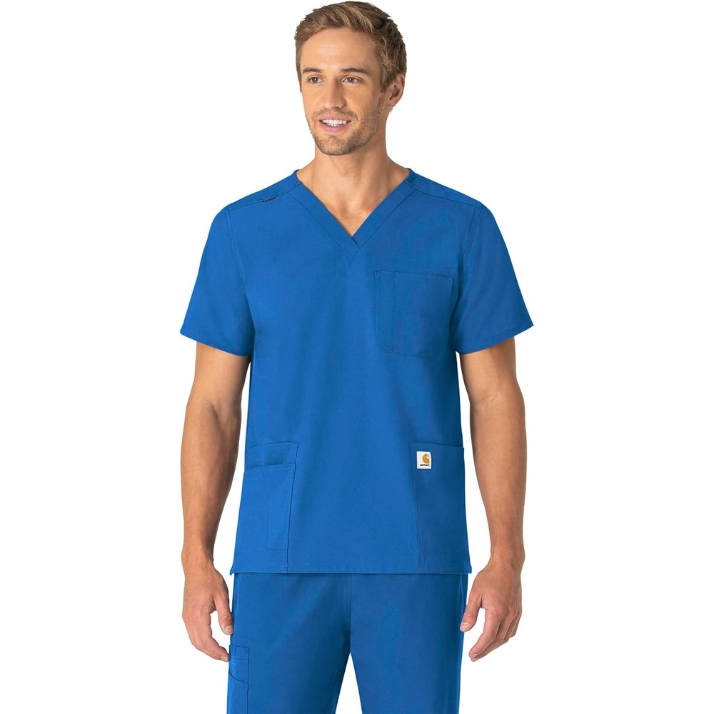 image:imageCarhartt Scrubs C15013 Unisex Force Modern Fit VNeck TopRoyal