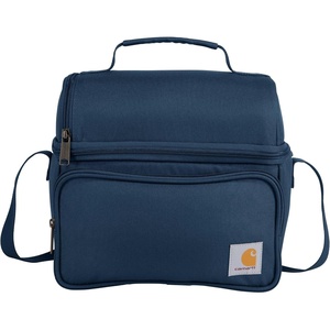 Carhartt Camping Cooler, Worksite Lunchbox, Soft Shell Lunch Bag for Construction Sites, Work and Everyday Use, Black(Navy)