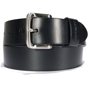 Carhartt Men’s Bridle Leather Classic Buckle and Scratchless Belts(Black)